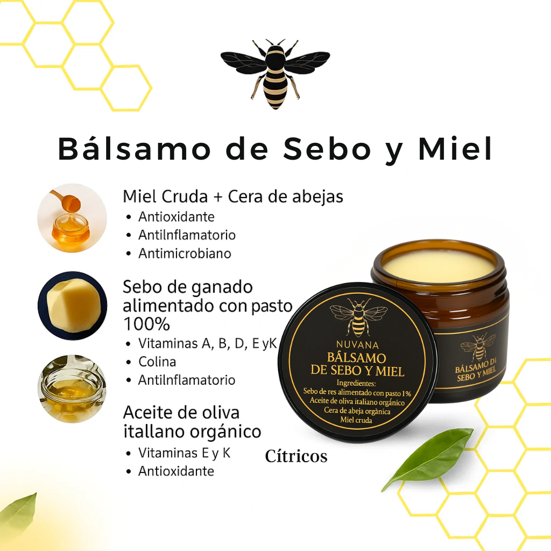 Nuvana® Bálsamo de Sebo de Res